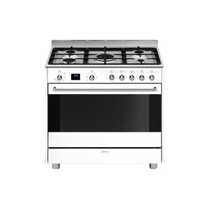 SMEG CONCERT GAS-ELECTRIC COOKER - SSA91MAWH2