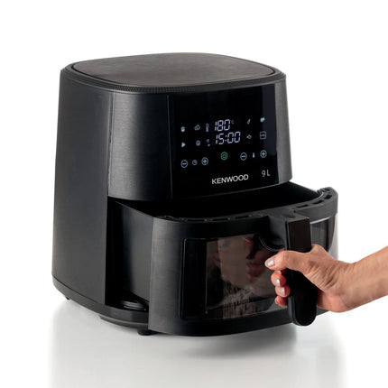 KENWOOD 9L AIR FRYER WITH GRILL FUNCTION & WINDOW - HFG92.000BK