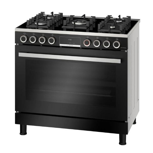 BOSCH 90CM SERIES 8 GAS RANGE COOKER - HJY5G7V60Z