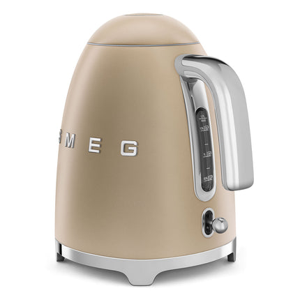 SMEG 1.7L MATT CHAMPAGNE RETRO KETTLE - KLF03CHMSA