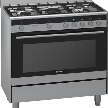 SIEMENS 90CM IQ500 5 BURNER GAS/ELECTRIC COOKER - HQ737357Z