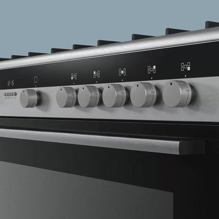 SIEMENS 90CM IQ500 5 BURNER GAS/ELECTRIC COOKER - HQ737357Z