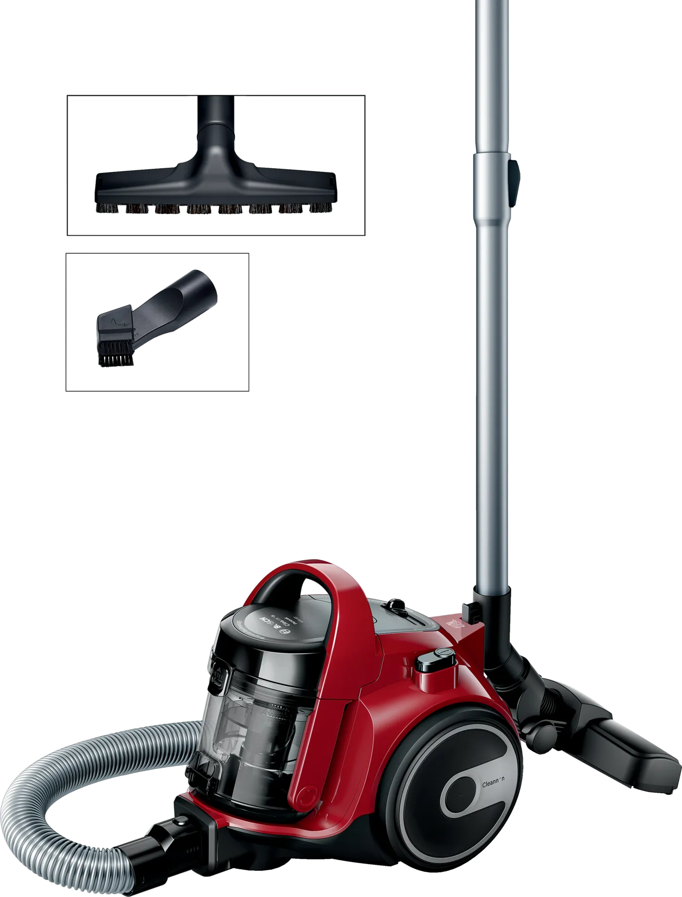 BOSCH SERIES 2 BAGLESS VACUUM CLEANER CHILLI RED - BGC05AAA2