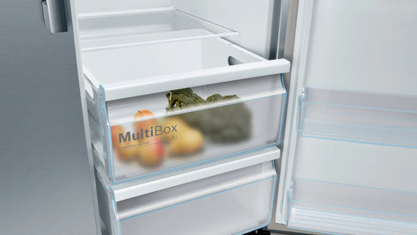 BOSCH 560L SIDE BY SIDE FRIDGE FREEZER SERIES 4 - KAN93VL30N