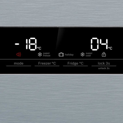 BOSCH 560L SIDE BY SIDE FRIDGE FREEZER SERIES 4 STAINLESS STEEL - KAN93VL30N