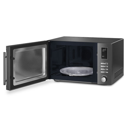 SMEG 25L MICROWAVE WITH GRILL DARK INOX COUNTERTOP - MOE25B