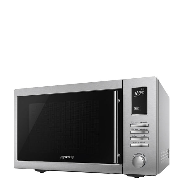 SMEG 34L STAINLESS STEEL MICROWAVE OVEN - MOE34CXI2