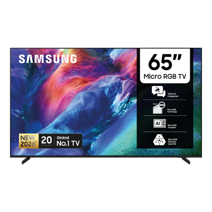 Samsung 65 Inch Micro RGB R85H 4K Vision AI Smart TV (2026) - MRA65R85HAUXXA