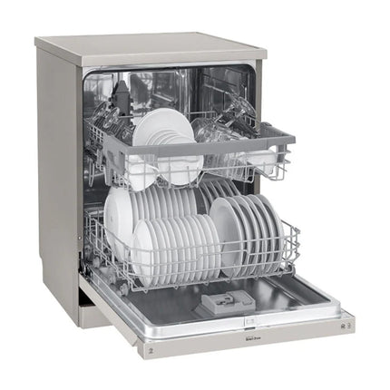 LG 14 PLACE DISHWASHER PLATINUM SILVER QUADWASH - DFB512FP