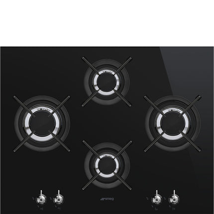 SMEG 65CM GAS ON GLASS  HOB - PV364LCN