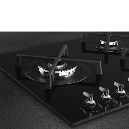SMEG 90CM CLASSIC GAS ON GLASS HOB - PV395LNSA2