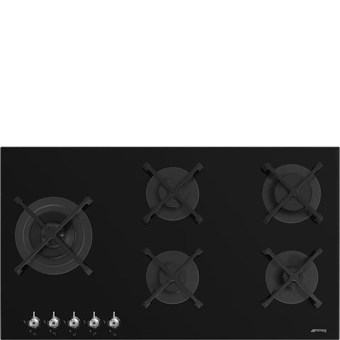 SMEG 90CM CLASSIC GAS ON GLASS HOB - PV395LNSA2