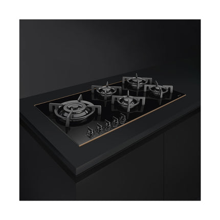 SMEG 90CM DOLCE STILL NOVO  GAS ON GLASS HOB - PV695LCNR