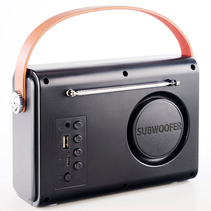 Stylus AV Retro 100W Portable Bluetooth Speaker with FM Radio