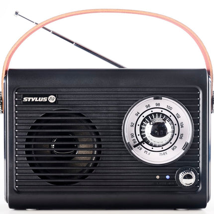 Stylus AV Retro 100W Portable Bluetooth Speaker with FM Radio