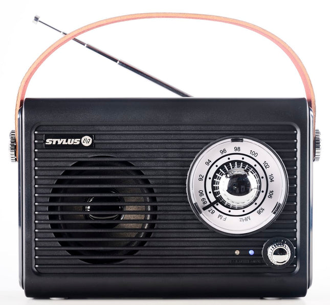 Stylus AV Retro 100W Portable Bluetooth Speaker with FM Radio