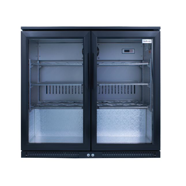 SnoMaster - 200L Sub-Zero Under-Counter Beverage Cooler - Black (SD-220)