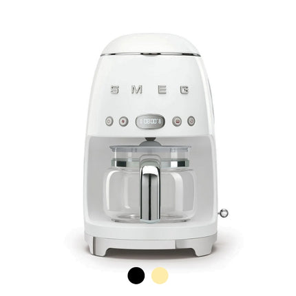 SMEG 50's STYLE RETRO DRIP FILTER COFFEE MACHINE - DCF02WHSA