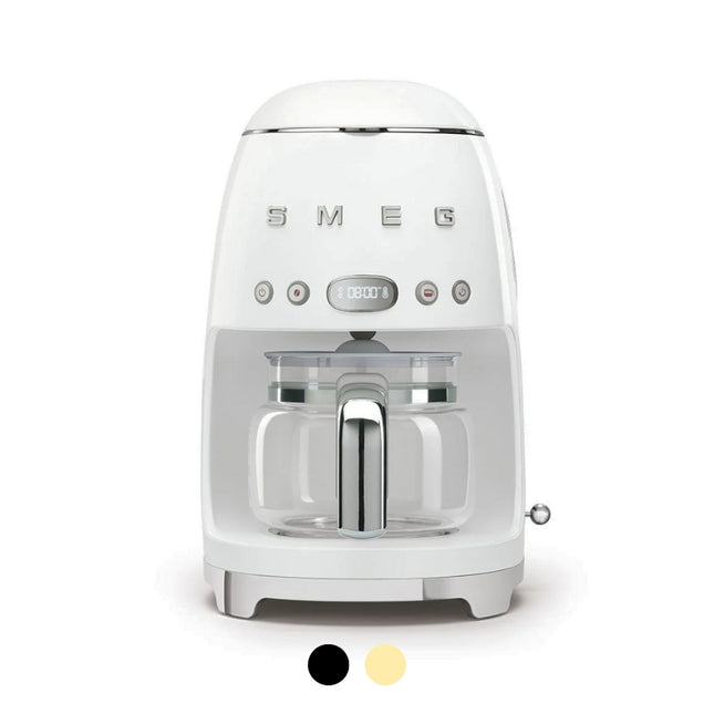 SMEG 50's STYLE RETRO DRIP FILTER COFFEE MACHINE - DCF02WHSA