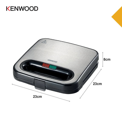 KENWOOD 2 SLICE SANDWICH MAKER STAINLESS STEEL - SMM00.000SI