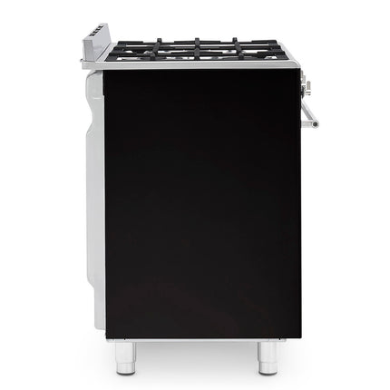 SMEG 90CM CONCERT GAS ELECTRIC COOKER BLACK- SSA91MABL2
