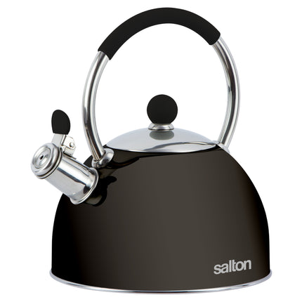 SALTON WHISTLING STOVE TOP KETTLE 2.5L BLACK - SSTK2.5