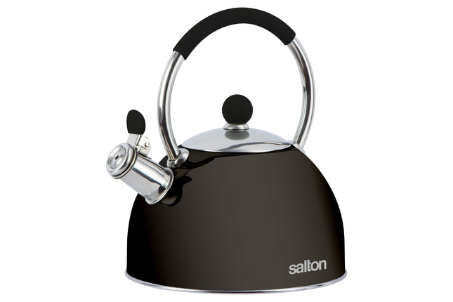 SALTON WHISTLING STOVE TOP KETTLE 2.5L BLACK - SSTK2.5