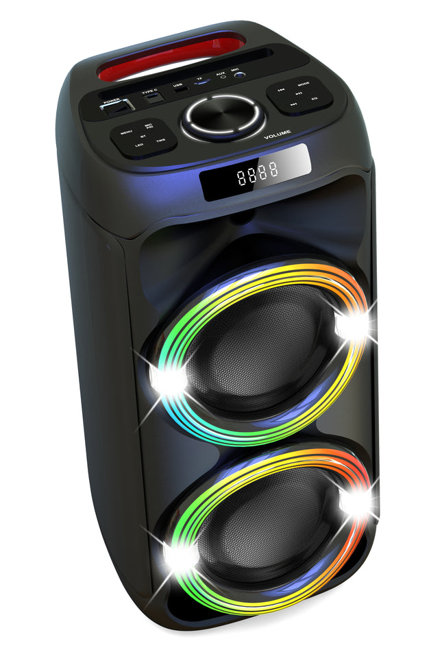 Stylus AV Tornado 550W Bluetooth Party Speaker with Dual 6.5" Woofers