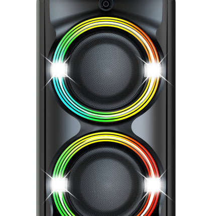 Stylus AV Tornado 550W Bluetooth Party Speaker with Dual 6.5 Inch Woofers