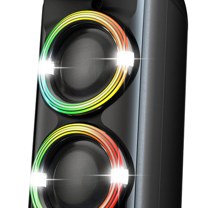 Stylus AV Tornado 550W Bluetooth Party Speaker with Dual 6.5" Woofers
