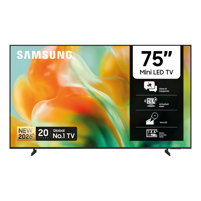 Samsung 75 Inch Mini LED M80H 4K Vision AI 144Hz Gaming TV (2026) - UA75M80HAUXXA