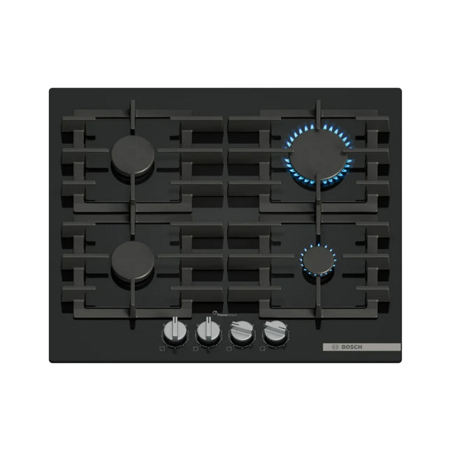 BOSCH GAS HOB 60CM BLACK TEMPERED GLASS SERIES 6 -PPP6A6I40Z