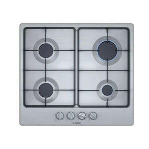 BOSCH 60CM GAS HOB SERIES 4 STAINLESS STEEL - PGP6B5B62Z