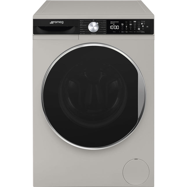 SMEG 8KG WASHING MACHINE WITH STEAM PROGRAM SILVER - WM3T84SSA