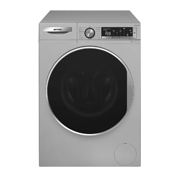 SMEG 9KG FRONT LOADER WASHING MACHINE SILVER - WM3T94SSA