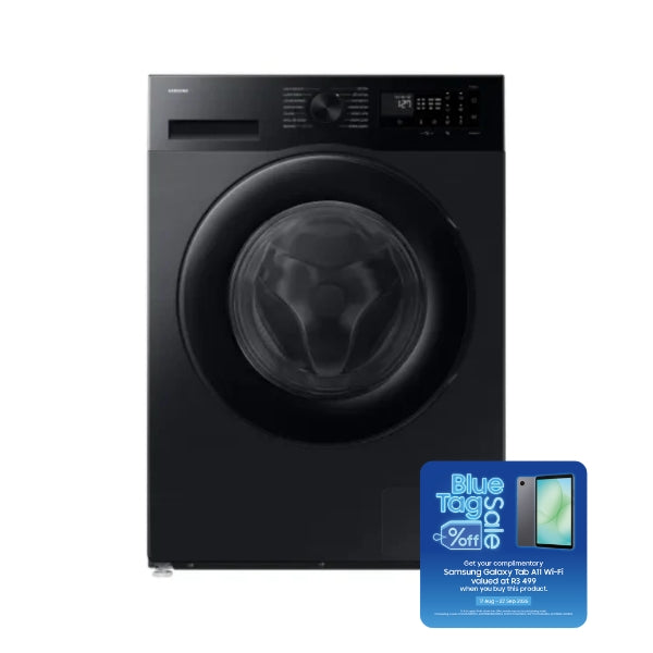 SAMSUNG 11KG FRONT LOADER WASHING MACHINE LED - BLACK - WW11CGC04DABFA