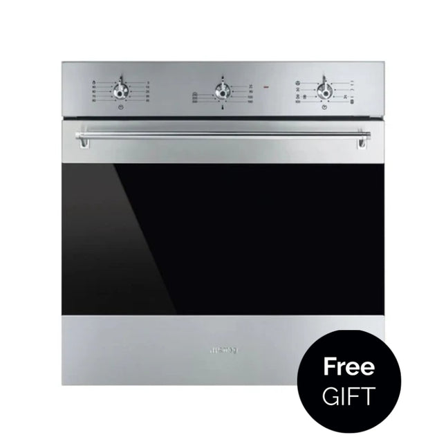 SMEG OVEN CLASSICA ELECTRIC 60CM 70L STAINLESS STEEL - SF6385XSA