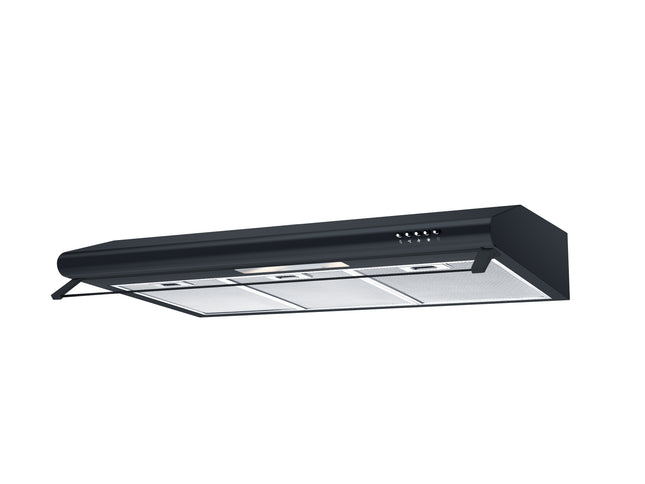 FALCO 90CM WALL EXTRACTOR BLACK - AR-90-903BL