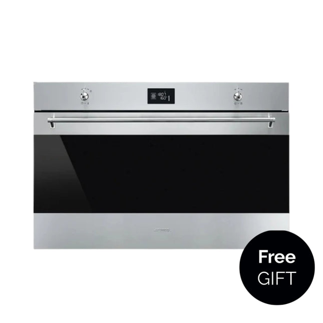 SMEG 90CM 129L OVEN CLASSICA ELECTRIC THERMO- VENTILATED - SF9390X1SA