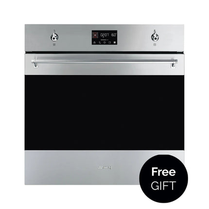 SMEG OVEN CLASSIC ELECTRIC 60CM 79L STAINLESS STEEL - SO6302TX