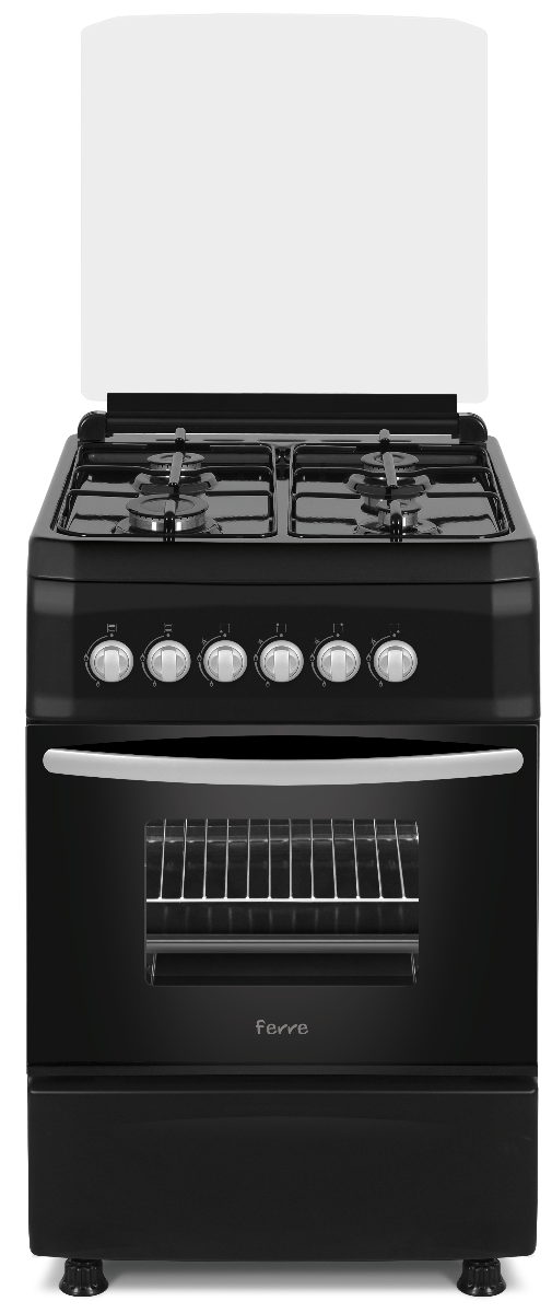 FERRE FULL GAS COOKER 4 PLATE FULL GAS FREESTANDING BLACK - F5S40G2.FDI.B