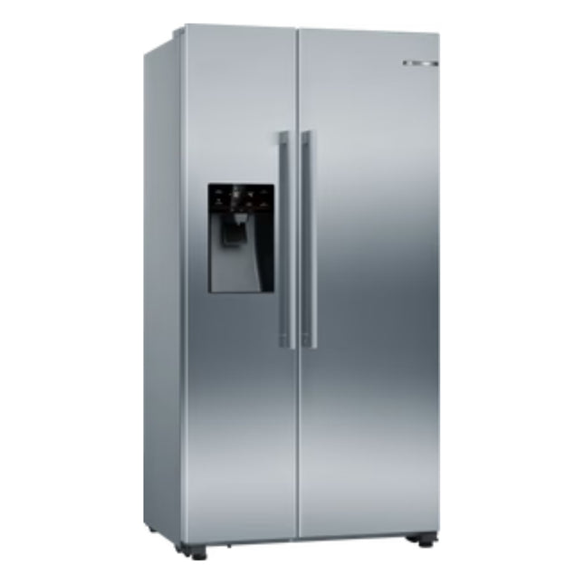 BOSCH 533L SIDE BY SIDE FRIDGE FREEZER WITH WATER DISPENSER SERIES 4 - KAI93VI304