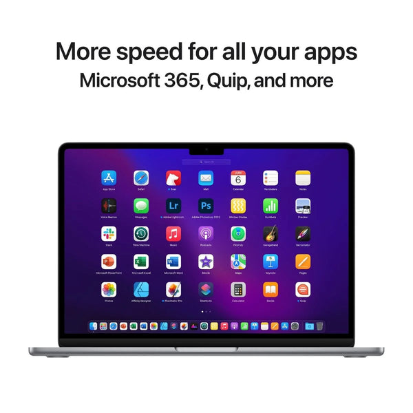 Apple 13-inch MacBook Air: Apple M2 chip with 8-core CPU and 8-core GPU, 16GB, 256GB - Space Grey - MC7U4ZE/A