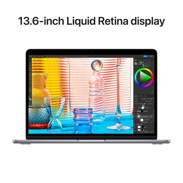 Apple 13-inch MacBook Air: Apple M2 chip with 8-core CPU and 8-core GPU, 16GB, 256GB - Space Grey - MC7U4ZE/A