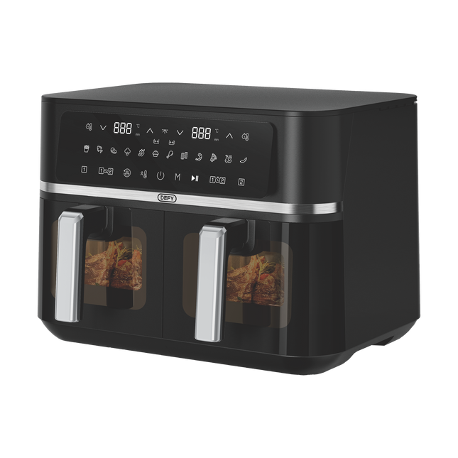 Defy 8.4L Digital Dual Basket Air Fryer Black – DAF6386DBD