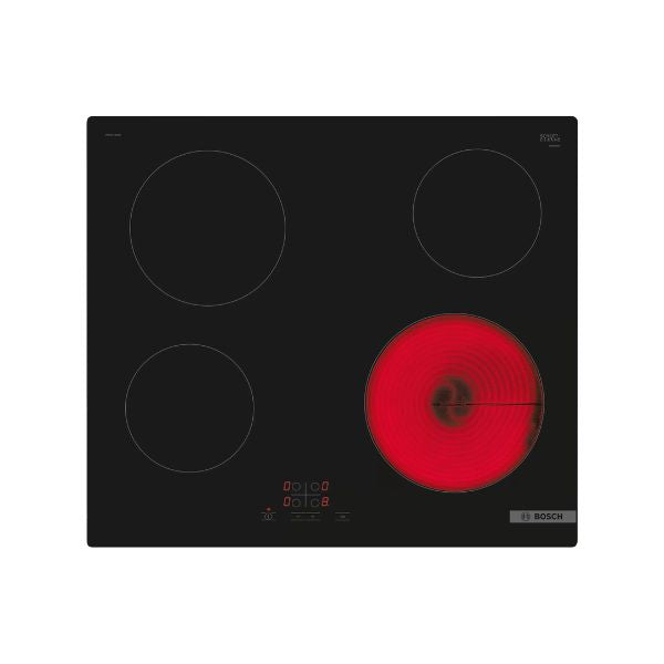 BOSCH 60CM ELECTRIC HOB BLACK TOUCH CONTROL SERIES 4 - PKE611BA2E