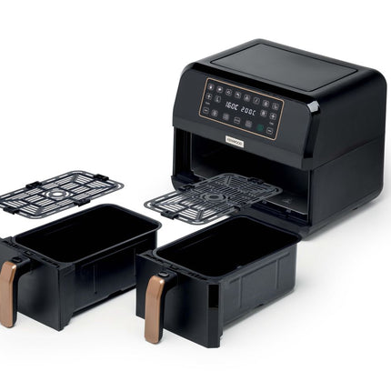 KENWOOD 8L KHEALTHY DUAL AIRFRYER - HFP70.000BK