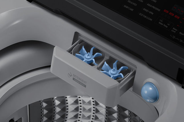 SAMSUNG 14KG TOP LOADER WASHER WITH ECOBUBBLE TECH - WA14CG5745BDFA