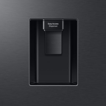 SAMSUNG 560L SIDE BY SIDE FRIDGE FREEZER NON PLUMBED WATER DISPENSER GENTLE MATT BLACK - RS57DG4100B4FA