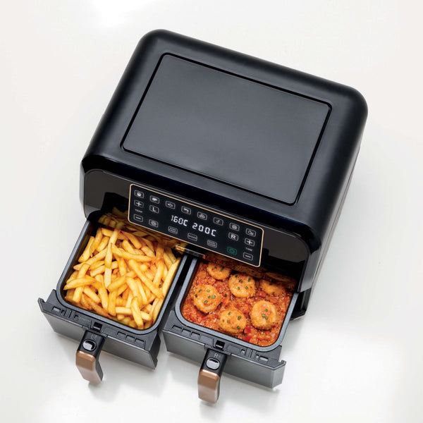 KENWOOD 8L KHEALTHY DUAL AIRFRYER - HFP70.000BK